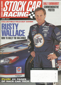 STOCK CAR RACING 2001 JUNE - Wallace, Hall, Busch v Winston, Welders